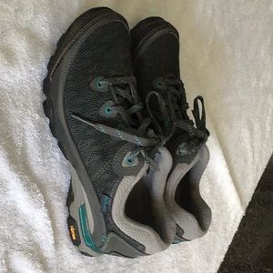 Ahnu hiking shoes.  Like new, worn only once.  Size 8.